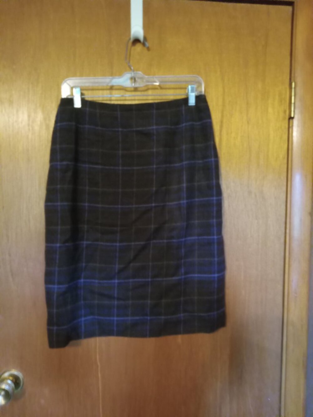*3 FOR $13* Ellen Tracey wool plaid skirt